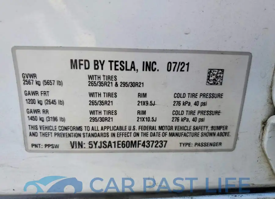 5YJSA1E60MF437237# 13