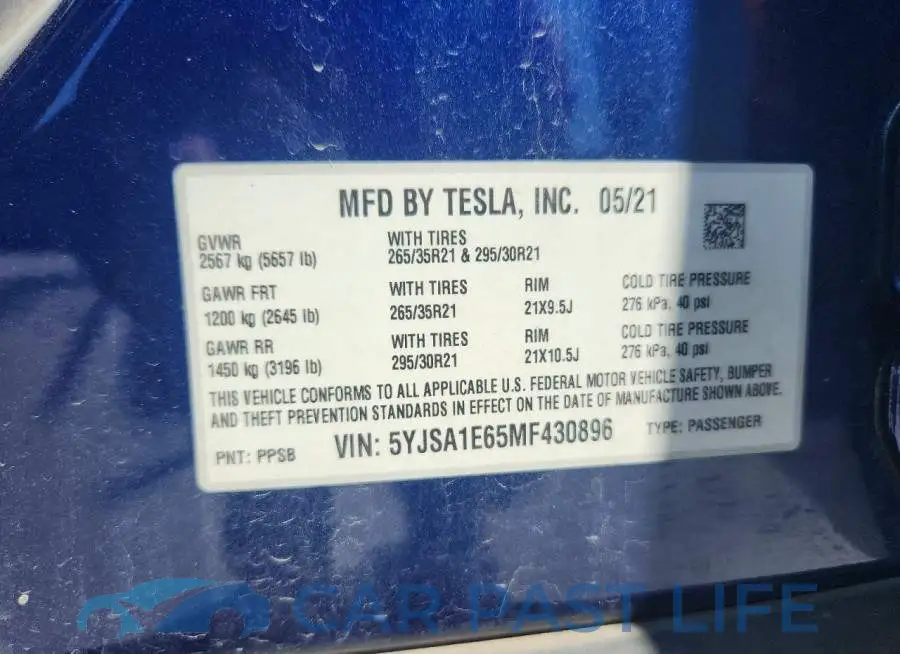 5YJSA1E65MF430896# 13
