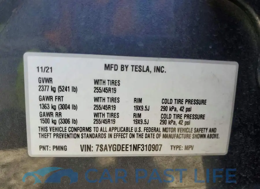 7SAYGDEE1NF310907# 13