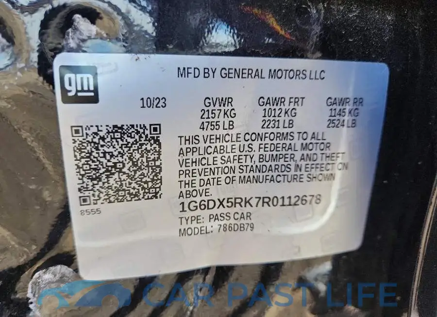 1G6DX5RK7R0112678# 12