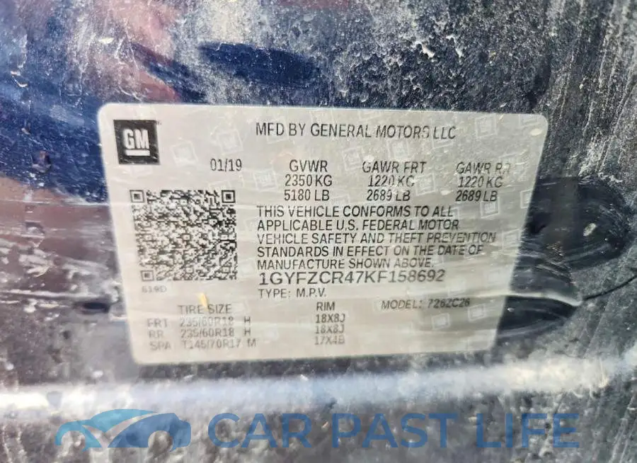 1GYFZCR47KF158692# 12