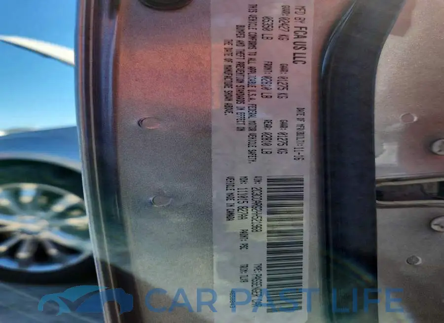 2C3CCARG2HH521968# 12
