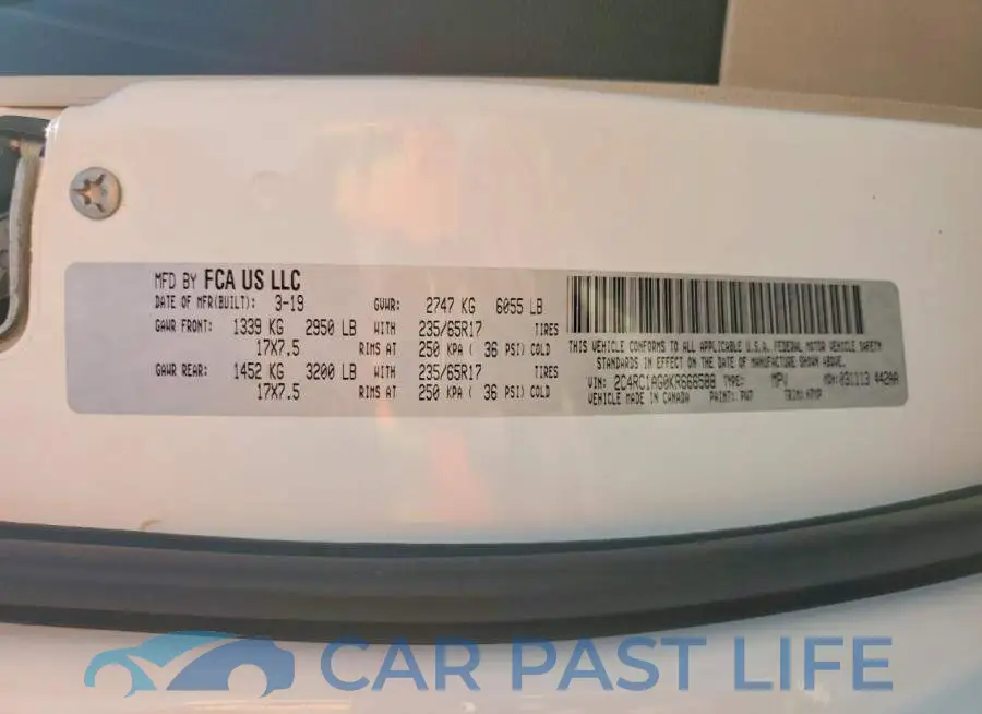 2C4RC1AG0KR666588# 13