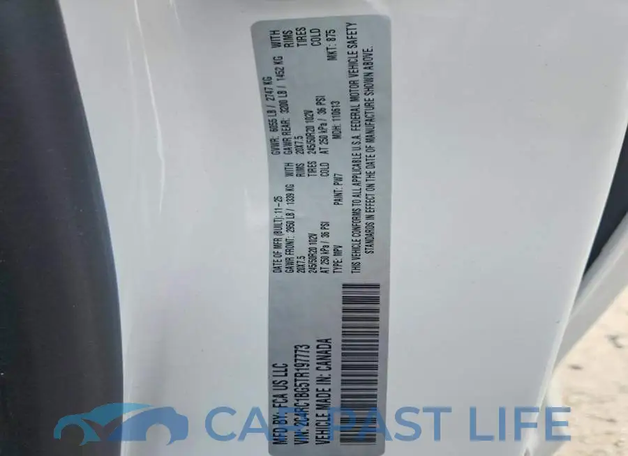 2C4RC1BG5TR197773# 13