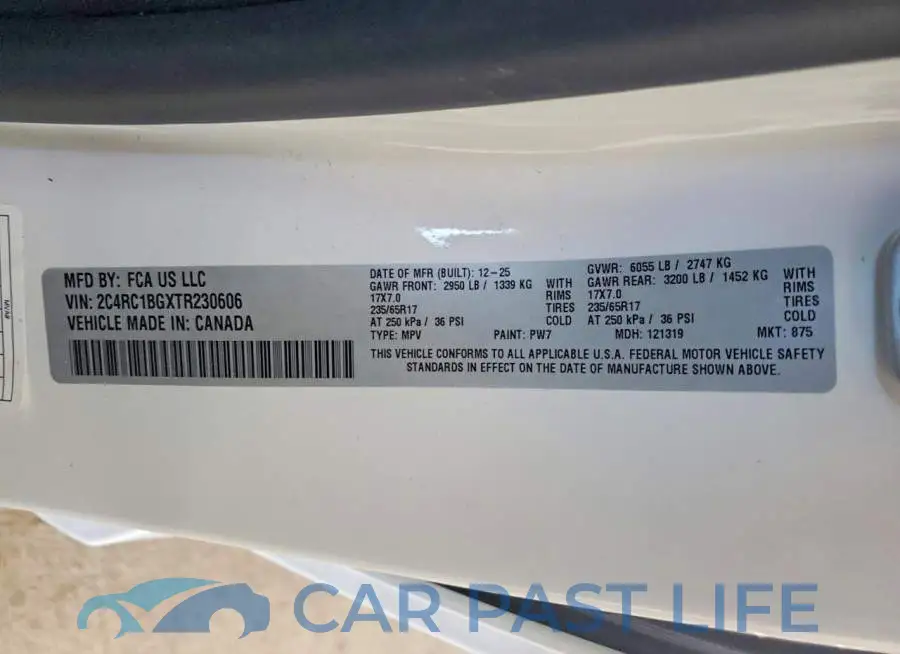 2C4RC1BGXTR230606# 14