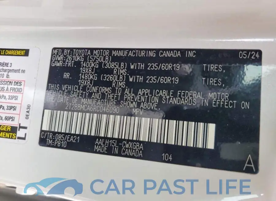 2T2BBMCA6RC046090# 14