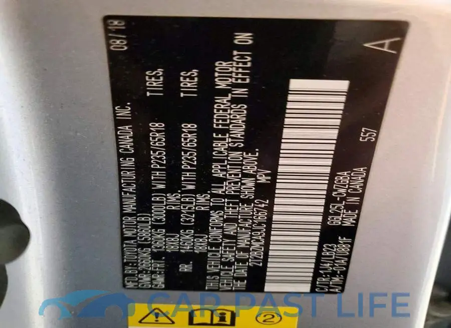 2T2BZMCA9JC166742# 13