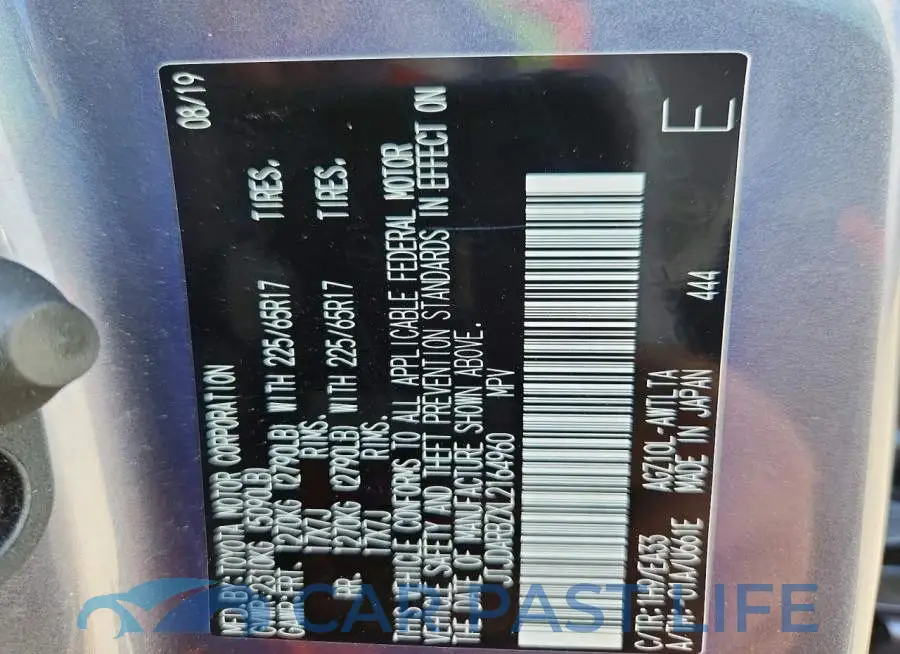 JTJDARBZXL2164960# 13