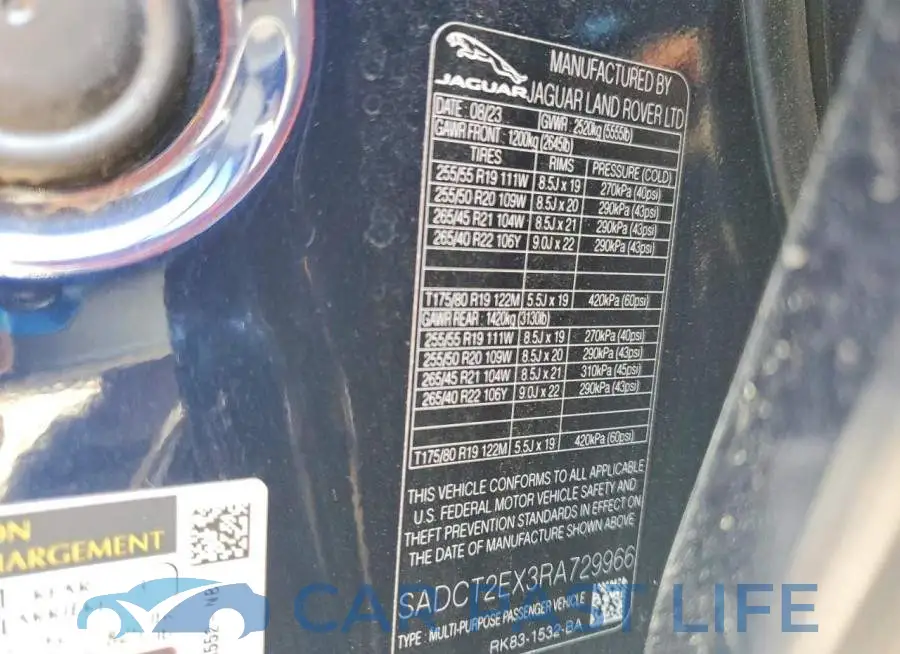 SADCT2EX3RA729966# 14