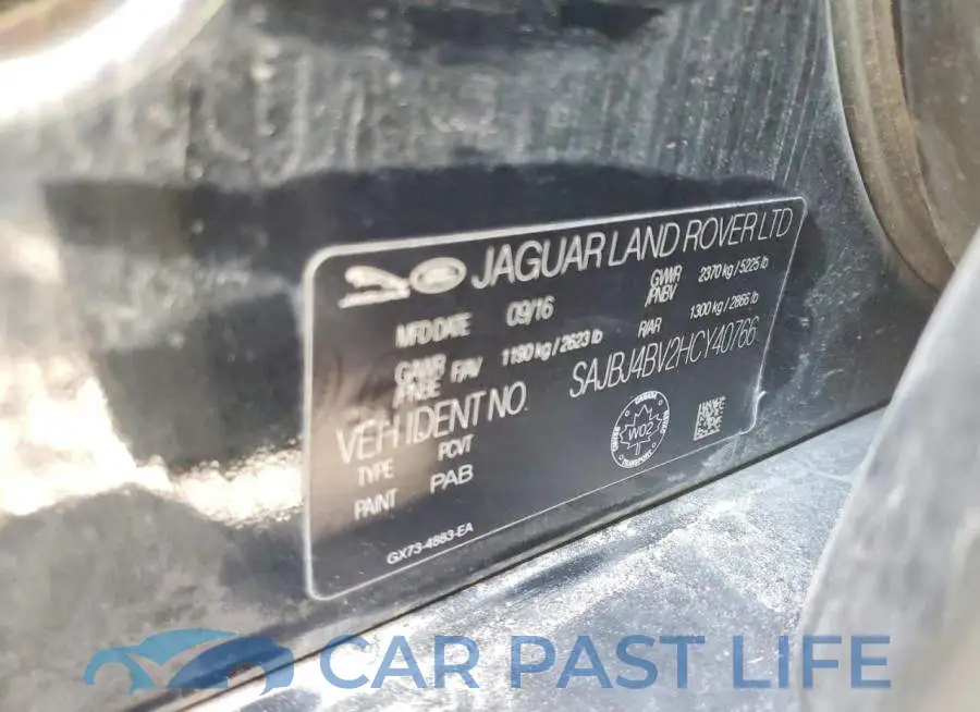 SAJBJ4BV2HCY40766# 13