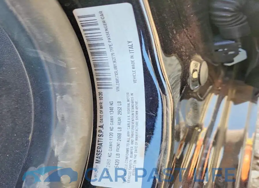 ZAM57XSL4M1362779# 12