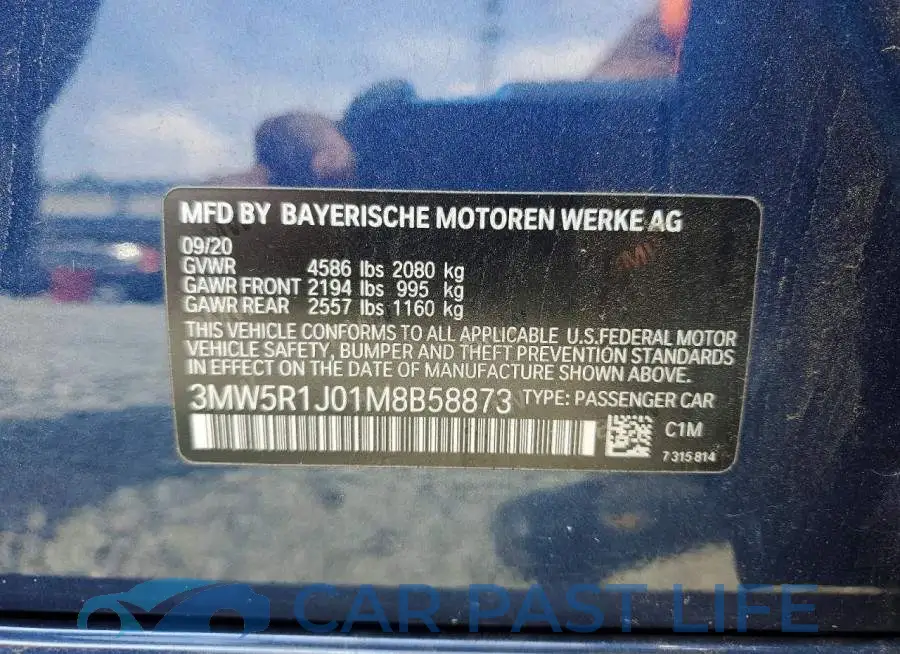 3MW5R1J01M8B58873# 12