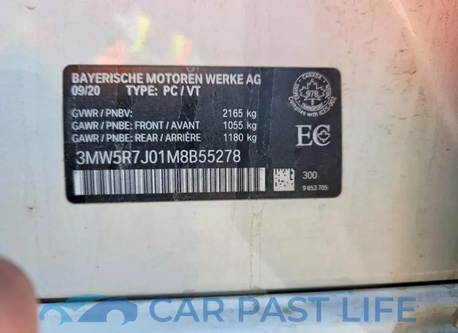 3MW5R7J01M8B55278# 12