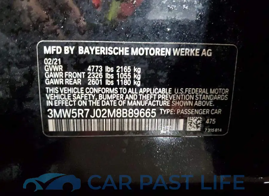 3MW5R7J02M8B89665# 12