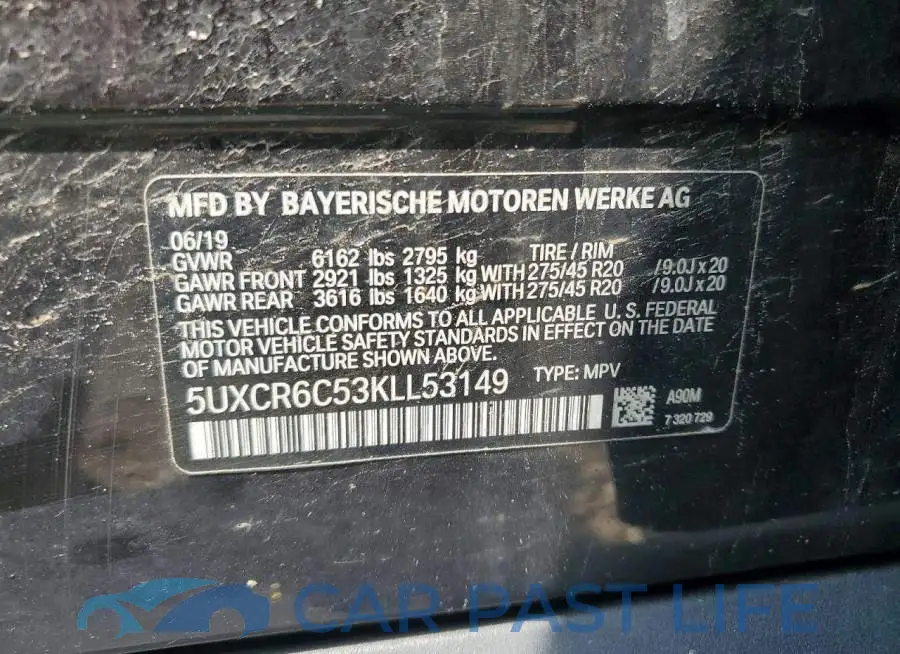 5UXCR6C53KLL53149# 13