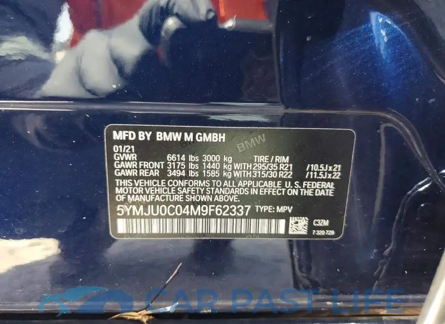 5YMJU0C04M9F62337# 14
