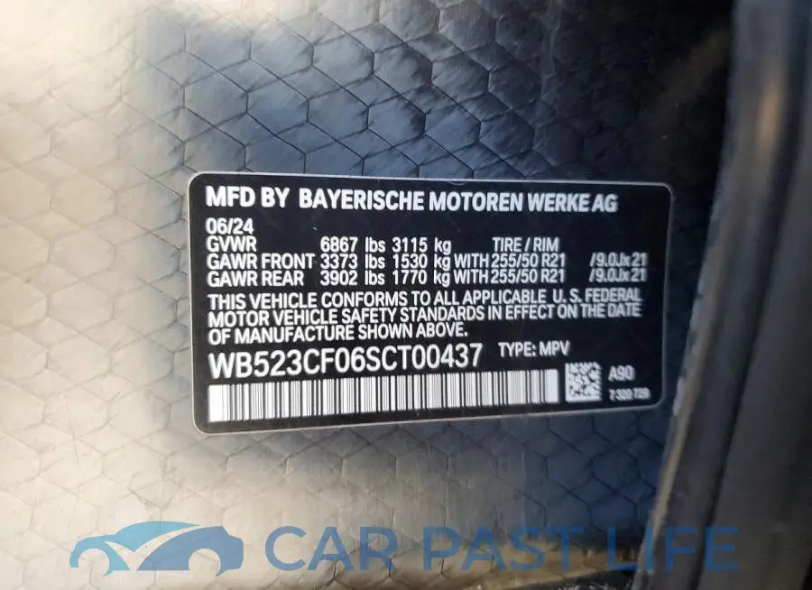 WB523CF06SCT00437# 13