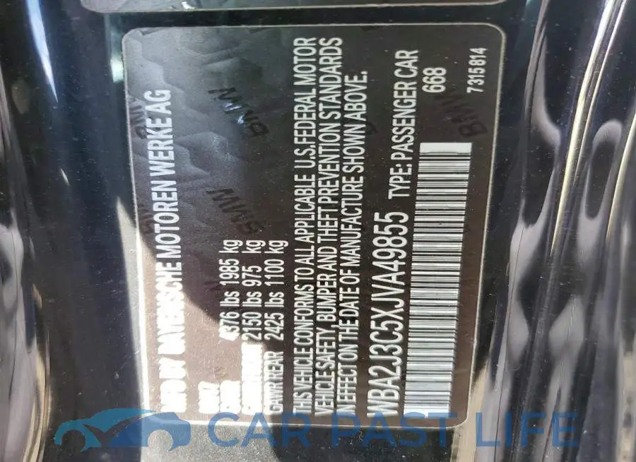 WBA2J3C5XJVA49855# 12