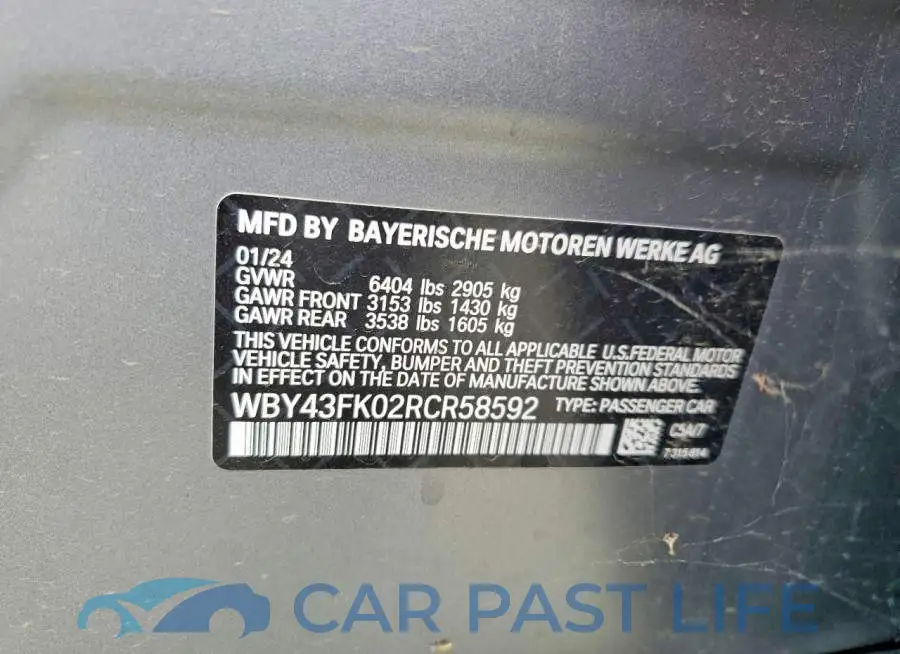 WBY43FK02RCR58592# 12
