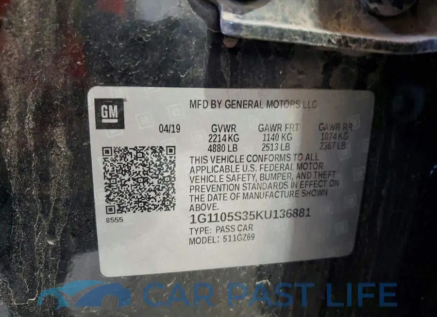 1G1105S35KU136881# 13