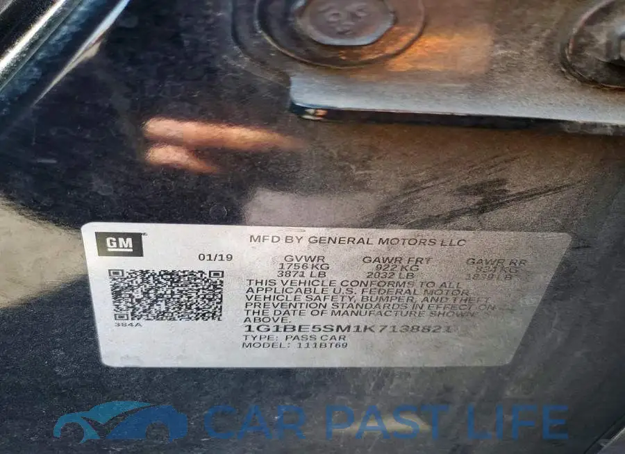 1G1BE5SM1K7138821# 12