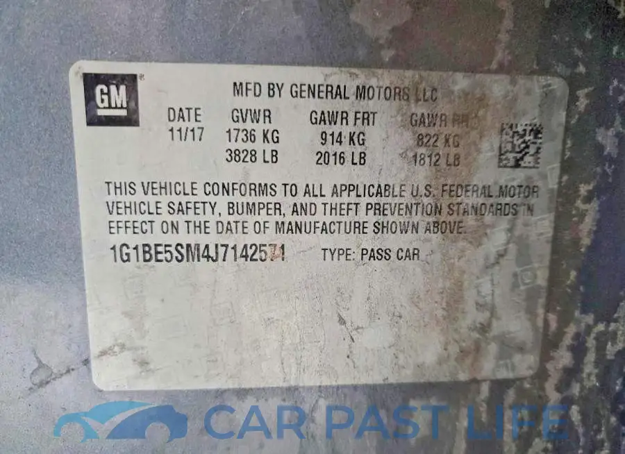 1G1BE5SM4J7142571# 12