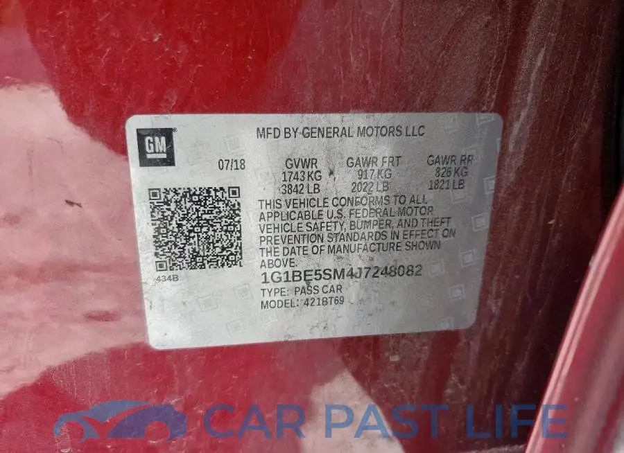 1G1BE5SM4J7248082# 12
