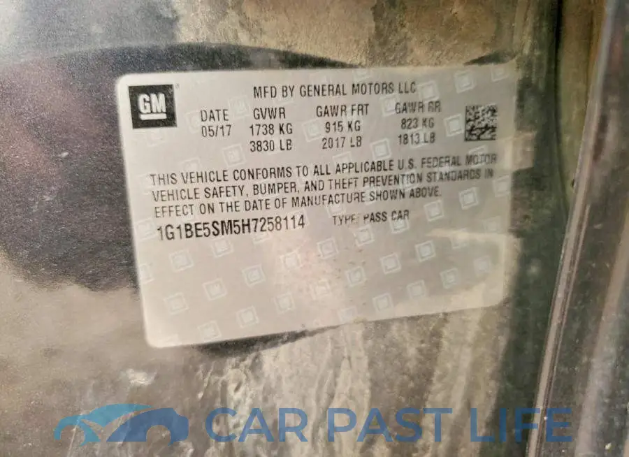 1G1BE5SM5H7258114# 12