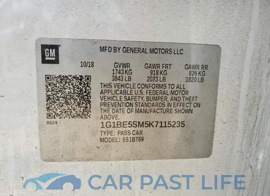1G1BE5SM5K7115235# 13