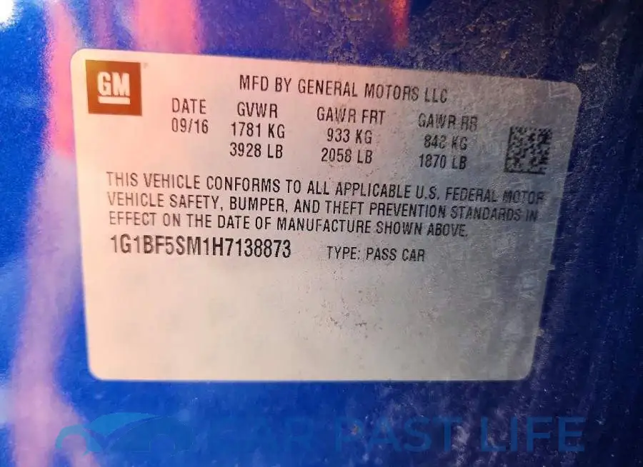 1G1BF5SM1H7138873# 12
