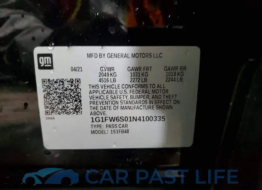 1G1FW6S01N4100335# 13