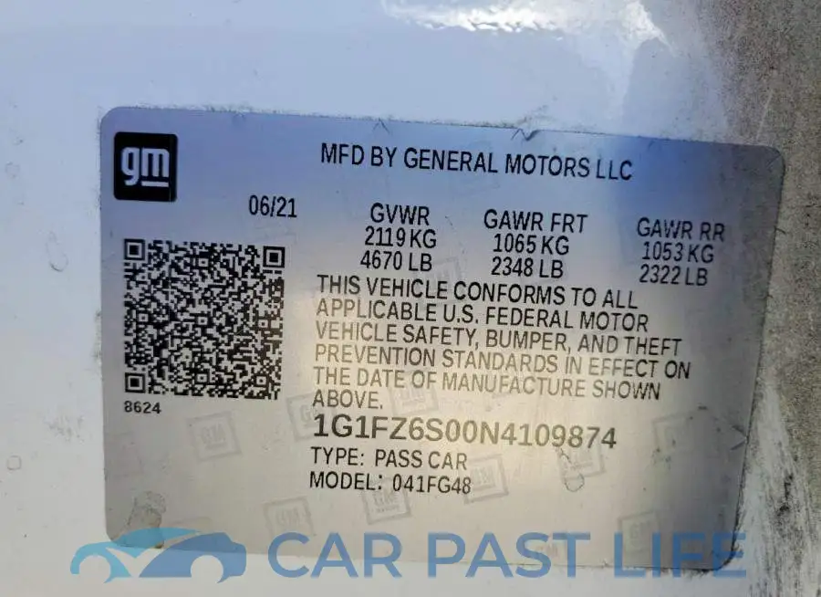 1G1FZ6S00N4109874# 13
