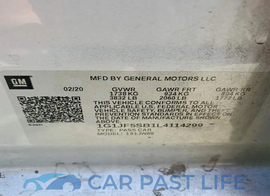 1G1JF5SB1L4114299# 12