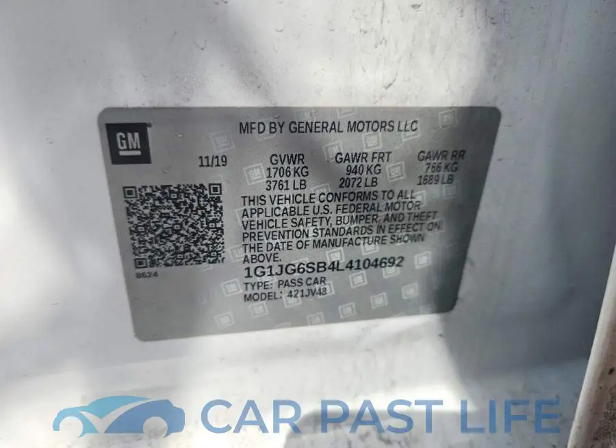 1G1JG6SB4L4104692# 12