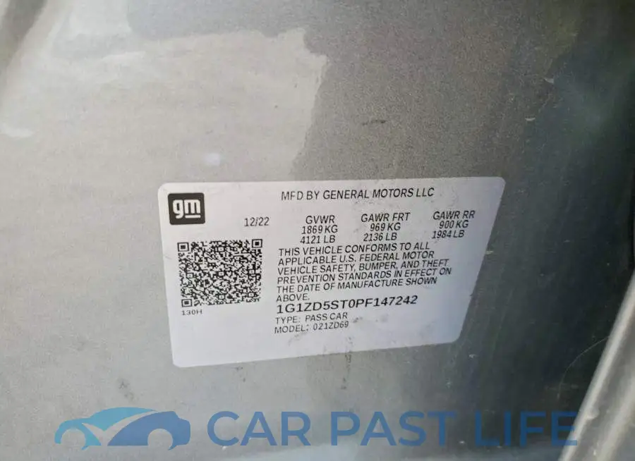 1G1ZD5ST0PF147242# 12
