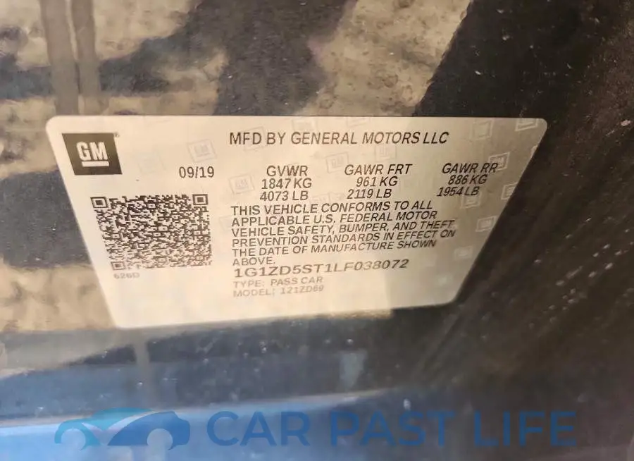 1G1ZD5ST1LF038072# 12