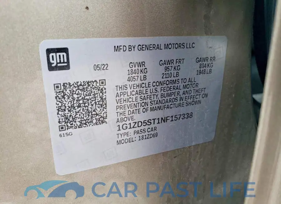 1G1ZD5ST1NF157338# 12