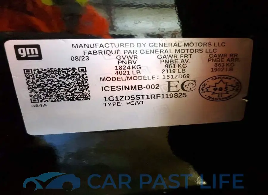 1G1ZD5ST1RF119825# 12