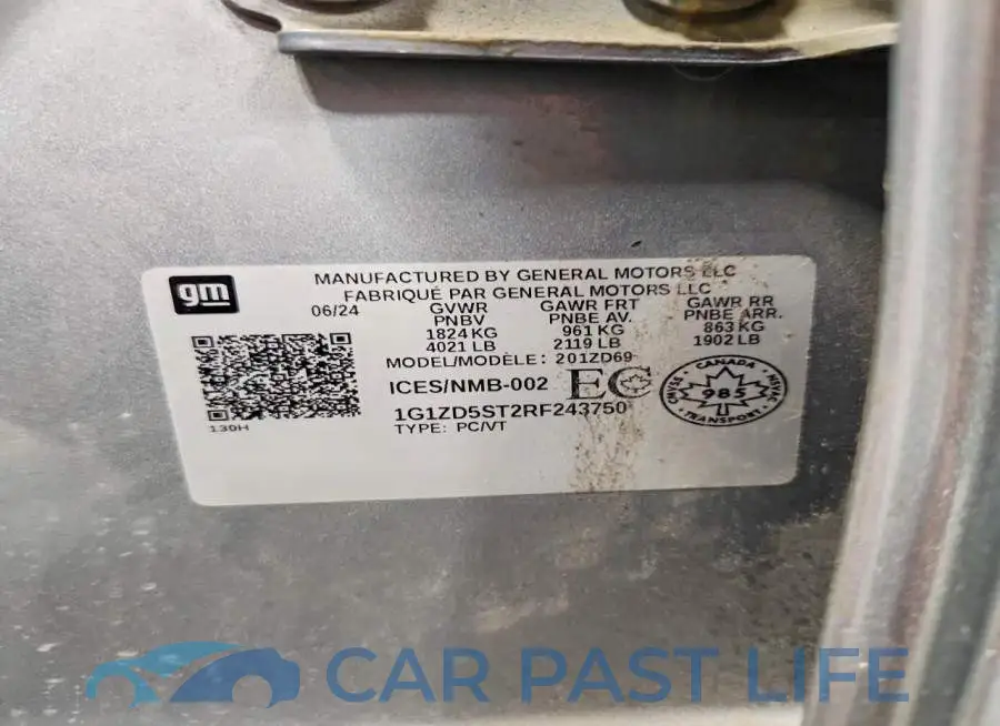 1G1ZD5ST2RF243750# 12