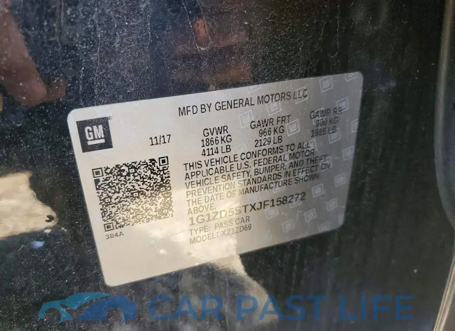 1G1ZD5STXJF158272# 12