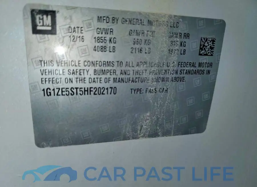 1G1ZE5ST5HF202170# 12