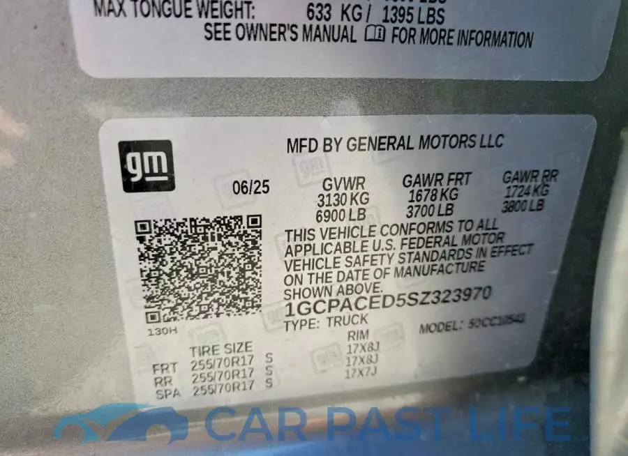 1GCPACED5SZ323970# 12