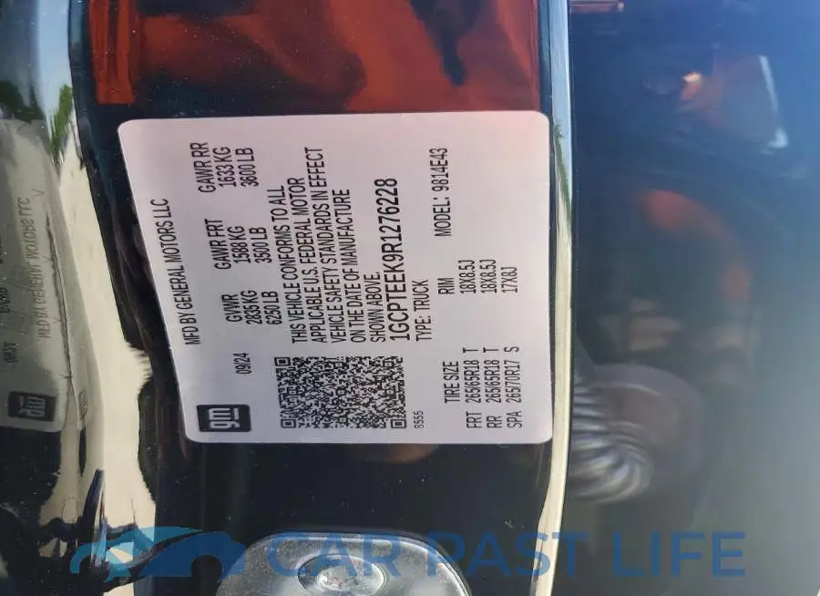 1GCPTEEK9R1276228# 12