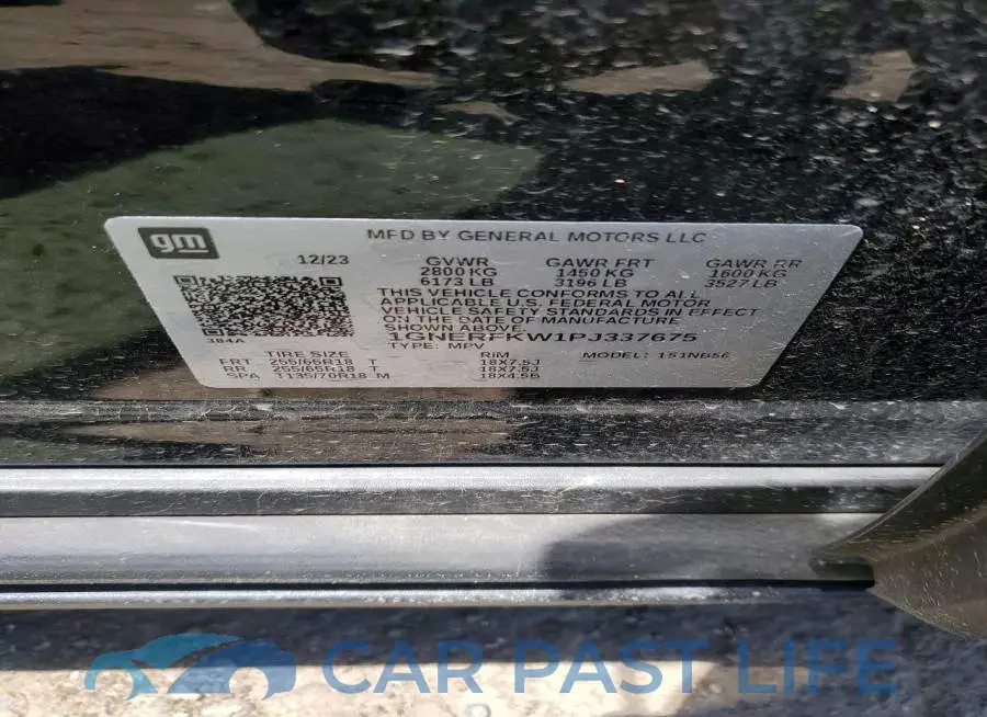 1GNERFKW1PJ337675# 13