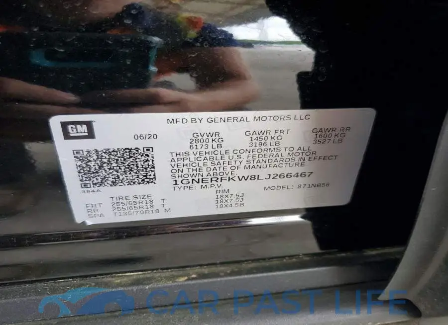 1GNERFKW8LJ266467# 12