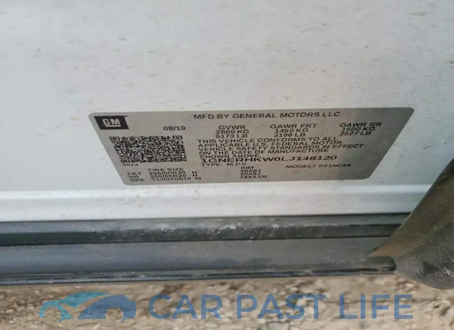 1GNERHKW0LJ148120# 12