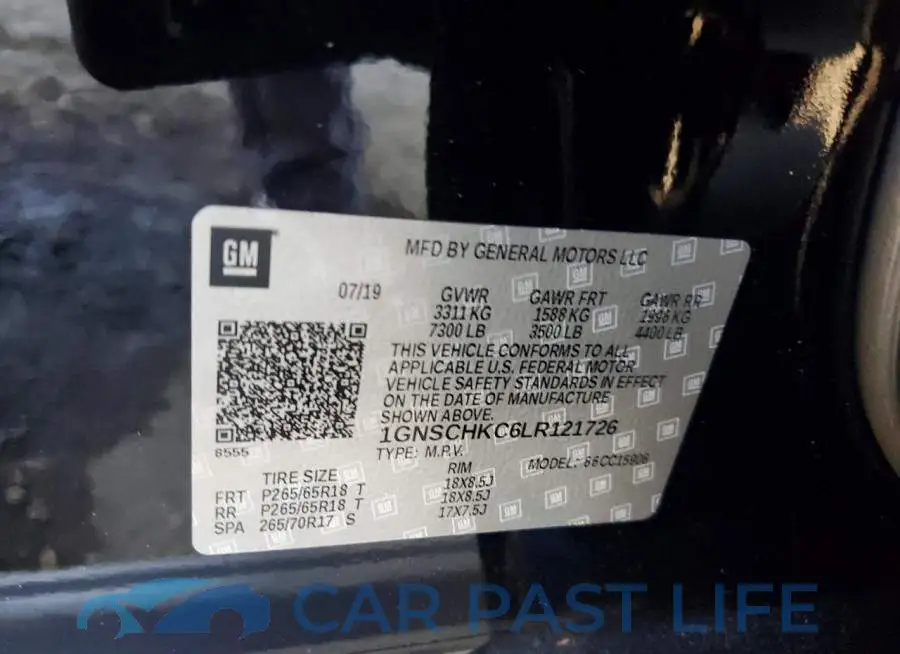 1GNSCHKC6LR121726# 13