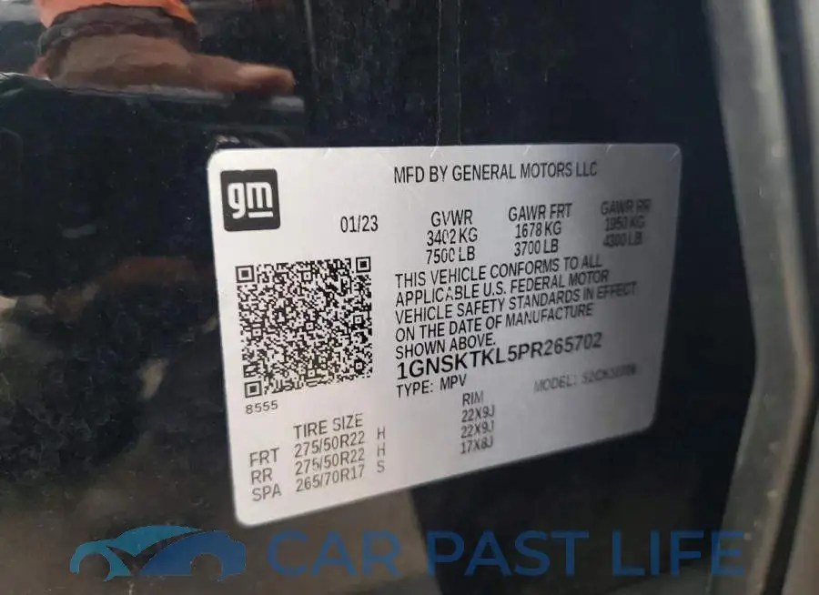 1GNSKTKL5PR265702# 13