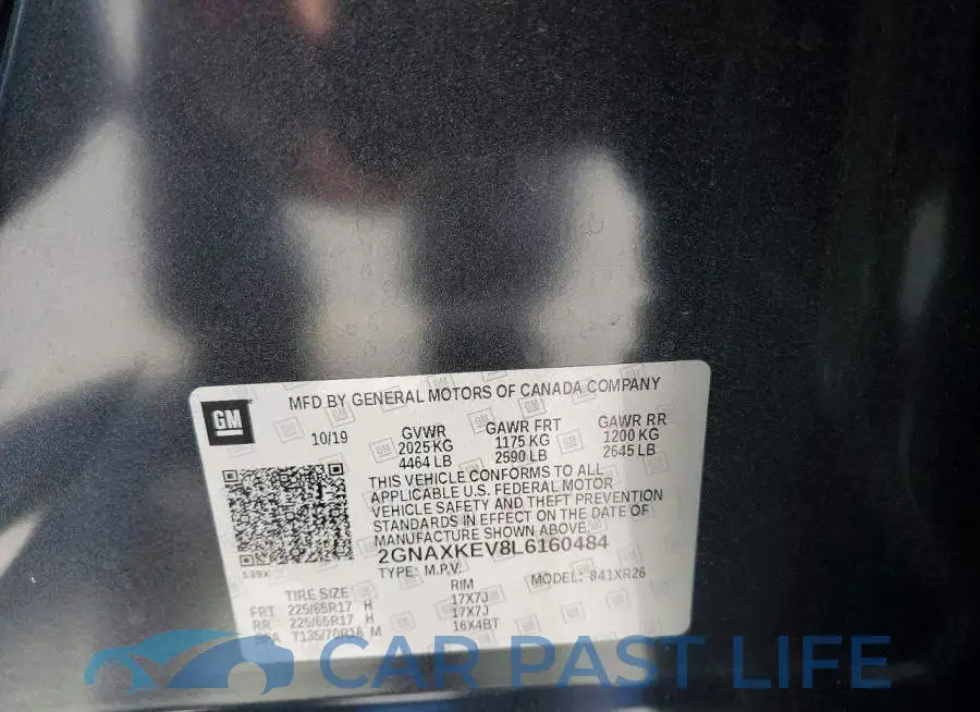 2GNAXKEV8L6160484# 13