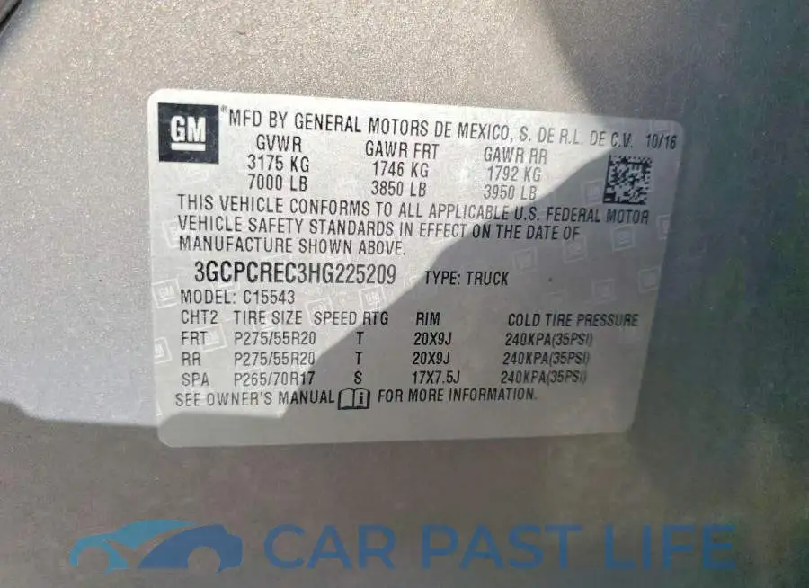 3GCPCREC3HG225209# 12